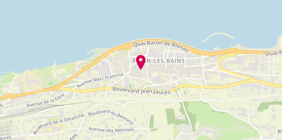 Plan de Les Nouveaux Bijoutiers, 70 Rue Nationale, 74500 Évian-les-Bains