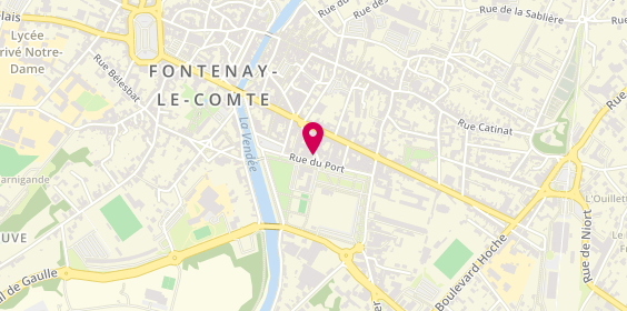 Plan de Bijouterie Moreau, 34 Rue de Blossac, 85200 Fontenay-le-Comte