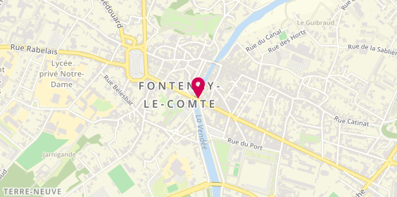 Plan de Bijouterie Joaillerie du Pont 9, 1 Rue de la République, 85200 Fontenay-le-Comte