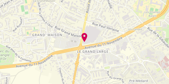 Plan de Bijouterie François Lassort, 93 Route de Gençay, 86000 Poitiers