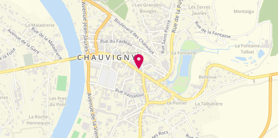 Plan de Bijouterie Horlogerie Imbert, 33 Rue du Marché, 86300 Chauvigny