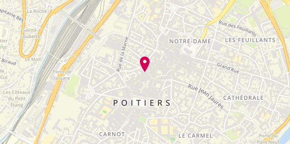 Plan de Bijouterie Francois Lassort, 38 Bis Rue Gambetta, 86000 Poitiers