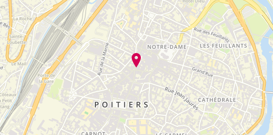 Plan de LANDREAU Joaillier Créateur & Horloger, 28 Rue des Cordeliers, 86000 Poitiers