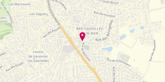 Plan de Gm Bijouterie, 1 Place Halles, 85470 Bretignolles-sur-Mer