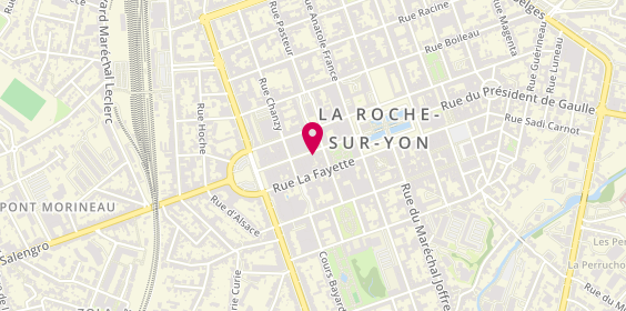Plan de Bijouterie Alban Elie, 5 Rue Georges Clemenceau, 85000 La Roche-sur-Yon