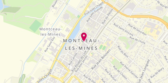 Plan de Bijouterie Claude, 13 Rue Carnot 11 &, 71300 Montceau-les-Mines