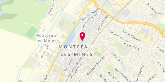 Plan de Mauboussin Sa, 4 Rue Carnot, 71300 Montceau-les-Mines