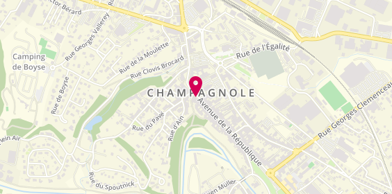 Plan de Paget Bijoutier, 22 avenue de la République, 39300 Champagnole
