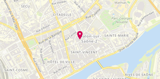 Plan de Bijouterie Bouthenet, 53 Grande Rue, 71100 Chalon-sur-Saône