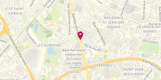Plan de Bijouterie Jungo, 104 Av. De Paris, 71100 Chalon-sur-Saône