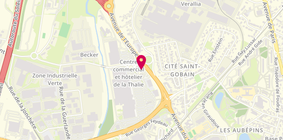 Plan de Bijouterie Carat d'Or, Centre Commercial la Thalie Avenue Europe, 71100 Chalon-sur-Saône