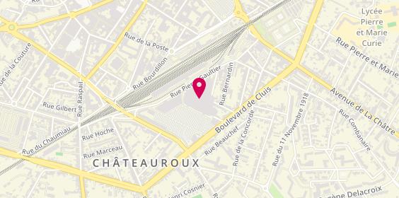 Plan de Histoire d'Or, Centre Commercial Carrefour
Rue Pierre Gaultier, 36000 Châteauroux