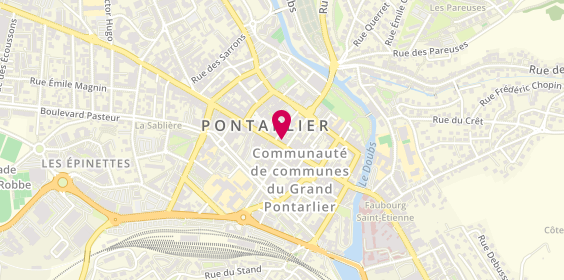 Plan de MATY, 44 Rue de la République, 25300 Pontarlier