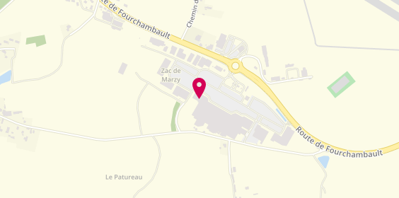 Plan de Bijouterie Horlogerie Dornier, Centre Commercial Carrefour Nevers
Route de Fourchambault, 58180 Marzy