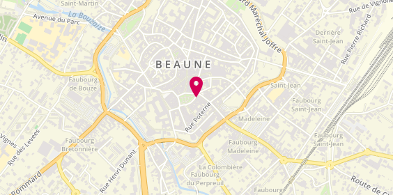 Plan de Bijouterie Oudard Joaillier, 38 place Carnot, 21200 Beaune