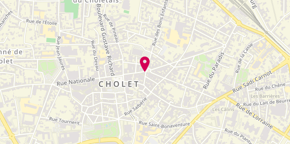Plan de Arnaud Guille - Artisan Joaillier, 91 Rue Nationale, 49300 Cholet