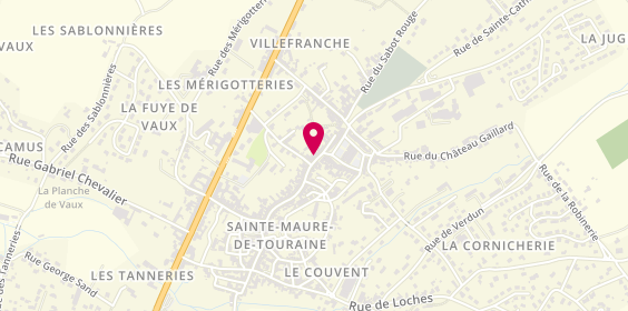 Plan de Bijouterie Horlogerie, 97 Rue du Dr Patry, 37800 Sainte-Maure-de-Touraine