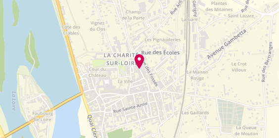 Plan de Horlogerie Dubuis, 27 Rue de Paris, 58400 La Charité-sur-Loire