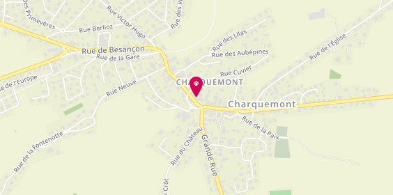 Plan de Bijouterie Horlogerie Boillot, 17 Grande Rue, 25140 Charquemont