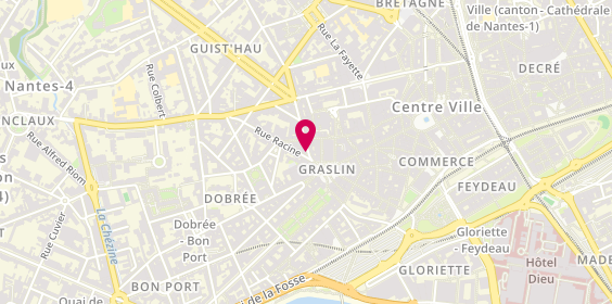Plan de Joaillerie Guérin | Bagues de Fiançailles | Estimation et Rachat de Bijoux, 1 Rue Franklin, 44000 Nantes