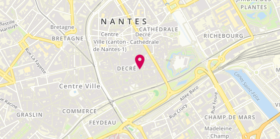 Plan de La Fille Aux Bijoux et Ses Petits Tresors, 3 Rue des Chapeliers, 44000 Nantes