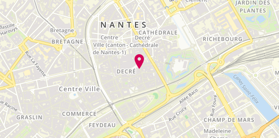 Plan de La Fille Aux Bijoux, 3 Rue Chapeliers, 44000 Nantes