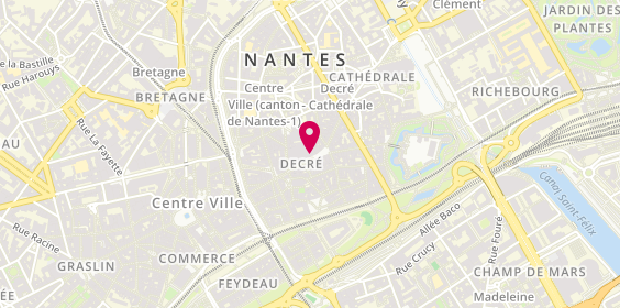 Plan de Folli Follie France, Entree 20 2 Gal Lafayette 2 Rue Marne, 44000 Nantes