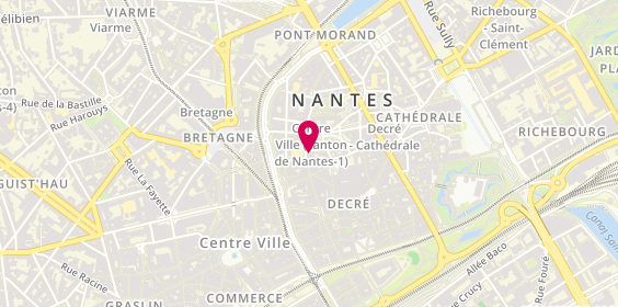 Plan de Douaud Joaillerie, 14 Rue Saint-Léonard, 44000 Nantes