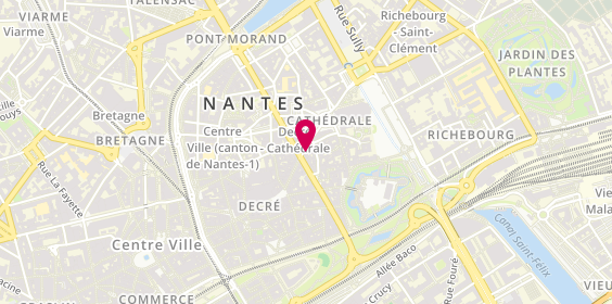 Plan de Fabrice LÉTANG, 23 Rue de Verdun, 44000 Nantes