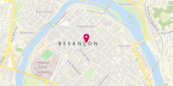 Plan de Louis Pion Besancon, 44 Rue des Granges, 25000 Besançon