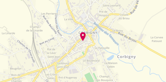 Plan de Bijouterie Mille & Line, 17 Grande Rue, 58800 Corbigny