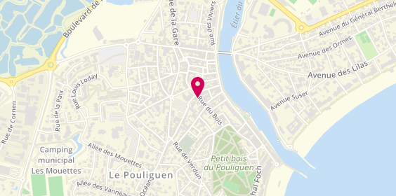 Plan de Bijouterie Bouliere, 6 Rue du Bois, 44510 Le Pouliguen