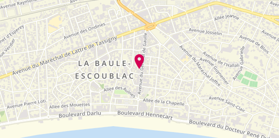 Plan de Bijouterie Joaillerie Morice, 77 avenue du Général de Gaulle, 44500 La Baule-Escoublac