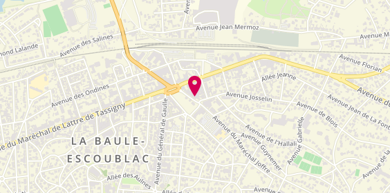 Plan de Emmanuelle Poisson Santoro, 56 avenue Maréchal Joffre, 44500 La Baule-Escoublac