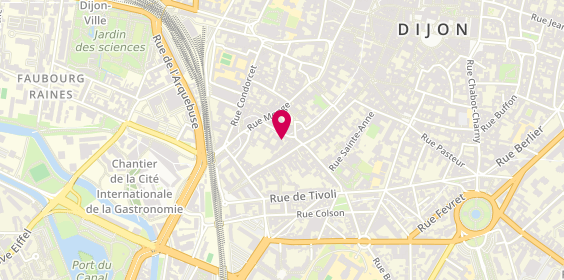 Plan de Horlogerie Bijouterie des Merveilles, 14 Rue Crébillon, 21000 Dijon