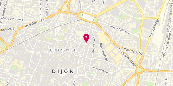 Plan de Bijouterie Carry, 69 Rue Jean Jacques Rousseau, 21000 Dijon