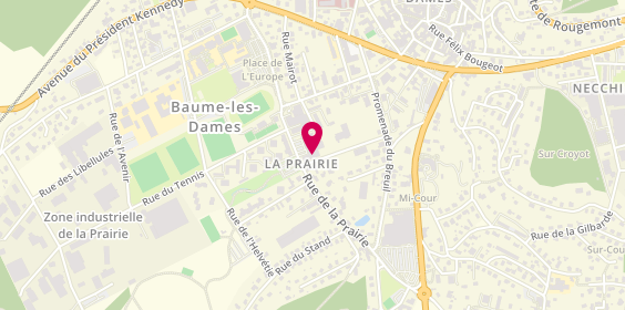 Plan de Mon Bijou Raconte - au Carillon, 27 Rue de la Prairie, 25110 Baume-les-Dames