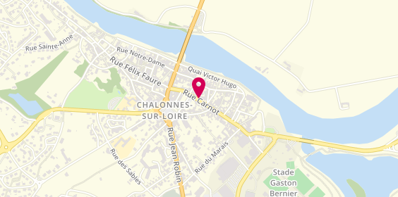 Plan de Atelier du Bijou, 2 Rue Carnot, 49290 Chalonnes-sur-Loire