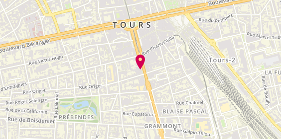Plan de Bijouterie Rene Planchon, 17 Bis avenue de Grammont, 37000 Tours