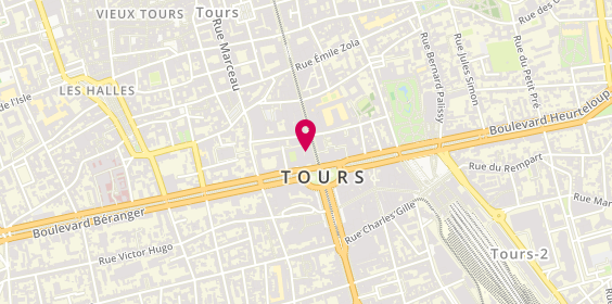 Plan de Louis Pion, 77 Rue Nationale Galeries Lafayette, 37000 Tours