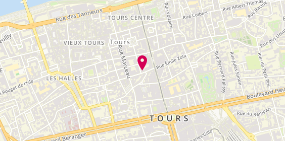 Plan de L'Appart de Chloé, 13 Rue Néricault Destouches, 37000 Tours