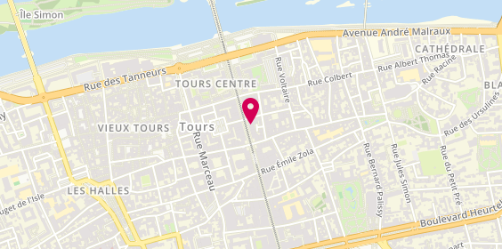 Plan de Mauboussin, 38 Rue Nationale, 37000 Tours