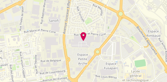 Plan de Marc Orian, Route de Paris Centre Commercial Auchan De, 37100 Tours