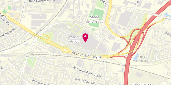 Plan de Louis Pion, 75, Avenue Montaigne C. Commercial Espace Anjou, 49000 Angers