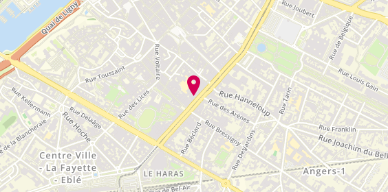 Plan de La Clé des Coeurs, 38 Boulevard du Maréchal Foch, 49100 Angers