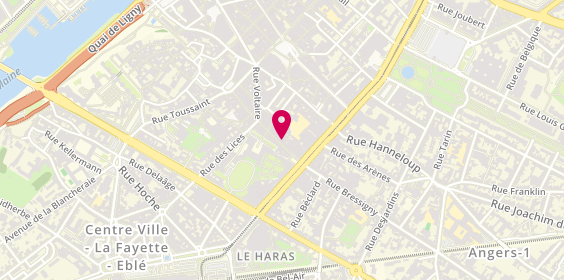 Plan de Bijouterie Allain, 59 Rue Saint-Aubin, 49100 Angers