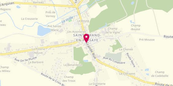 Plan de CHEVILLOTTE Jean-Lin, 46 Grande Rue, 58310 Saint-Amand-en-Puisaye