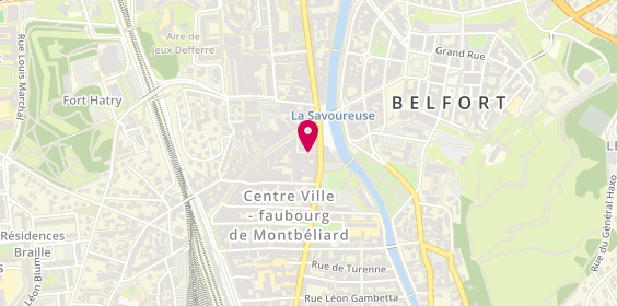 Plan de Alebert Les Montres, Centre Commercial Les Faubourgs, 90000 Belfort