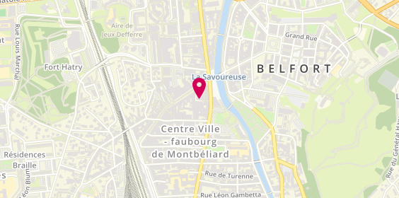 Plan de Alebert Bijoux & Montres, Centre Commercial Les Faubourgs
7 Faubourg de France, 90000 Belfort