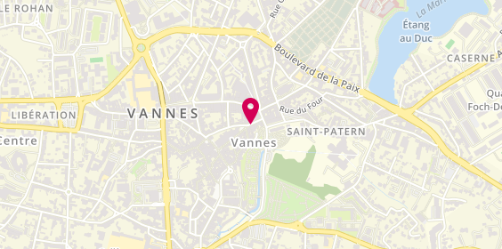Plan de Tournesol, 1 Ter Rue Saint-Guenhaël, 56000 Vannes